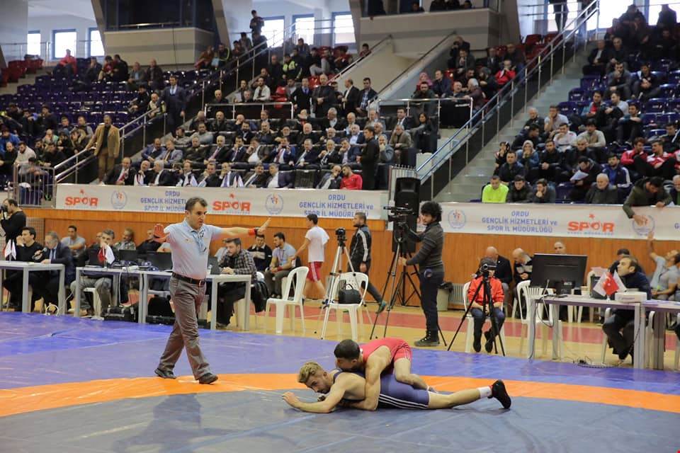 U23 Türkiye Grekoromen Güreş Şampiyonası Ordu’da Başladı
