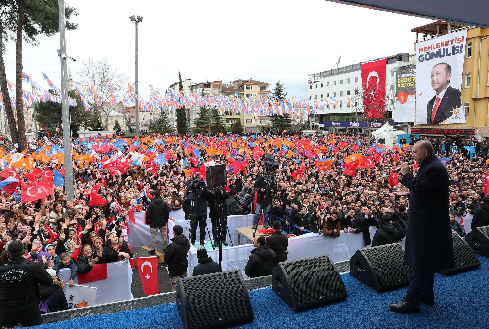 Cumhurbaşkanı Erdoğan, Ordu’da Halka Hitap Etti