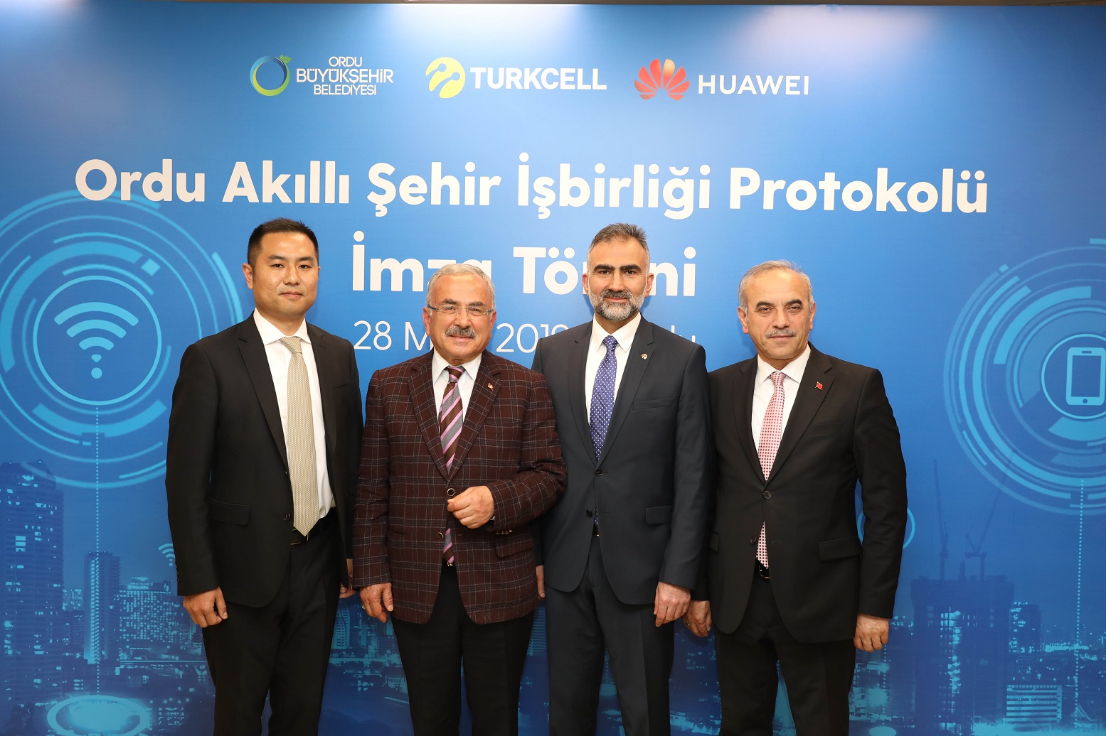 Turkcell ve Huawei Ordu’da akıllı şehir için İmza Attı