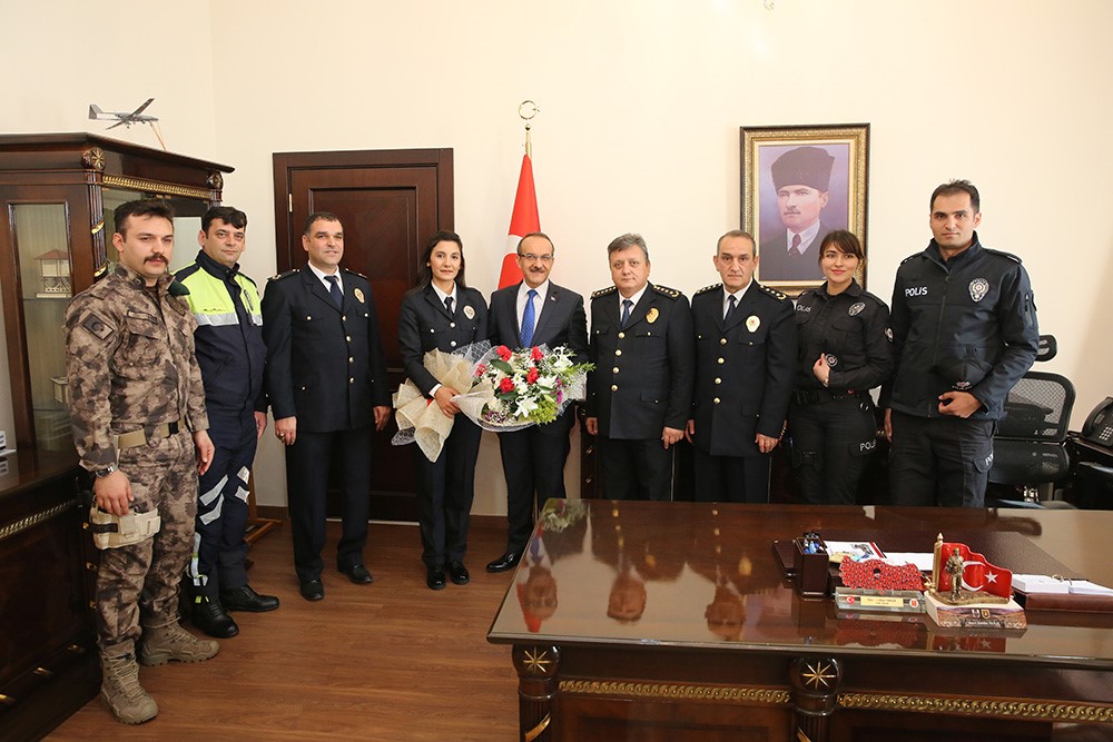 Polis Teşkilatı’ndan Vali Yavuz’a Ziyaret