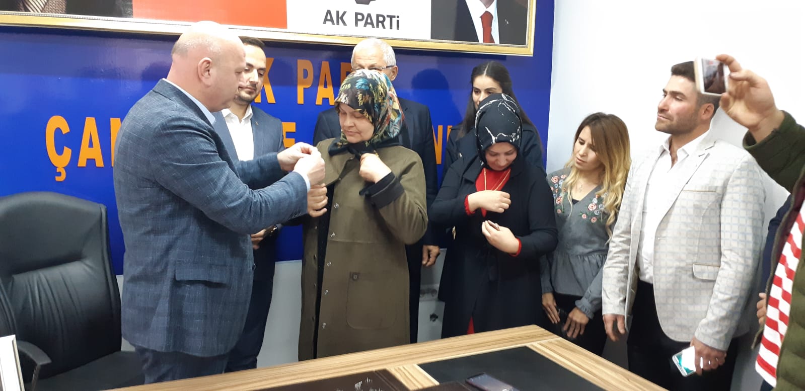 Çamaş’ta AK Parti’ye Yoğun Katılım