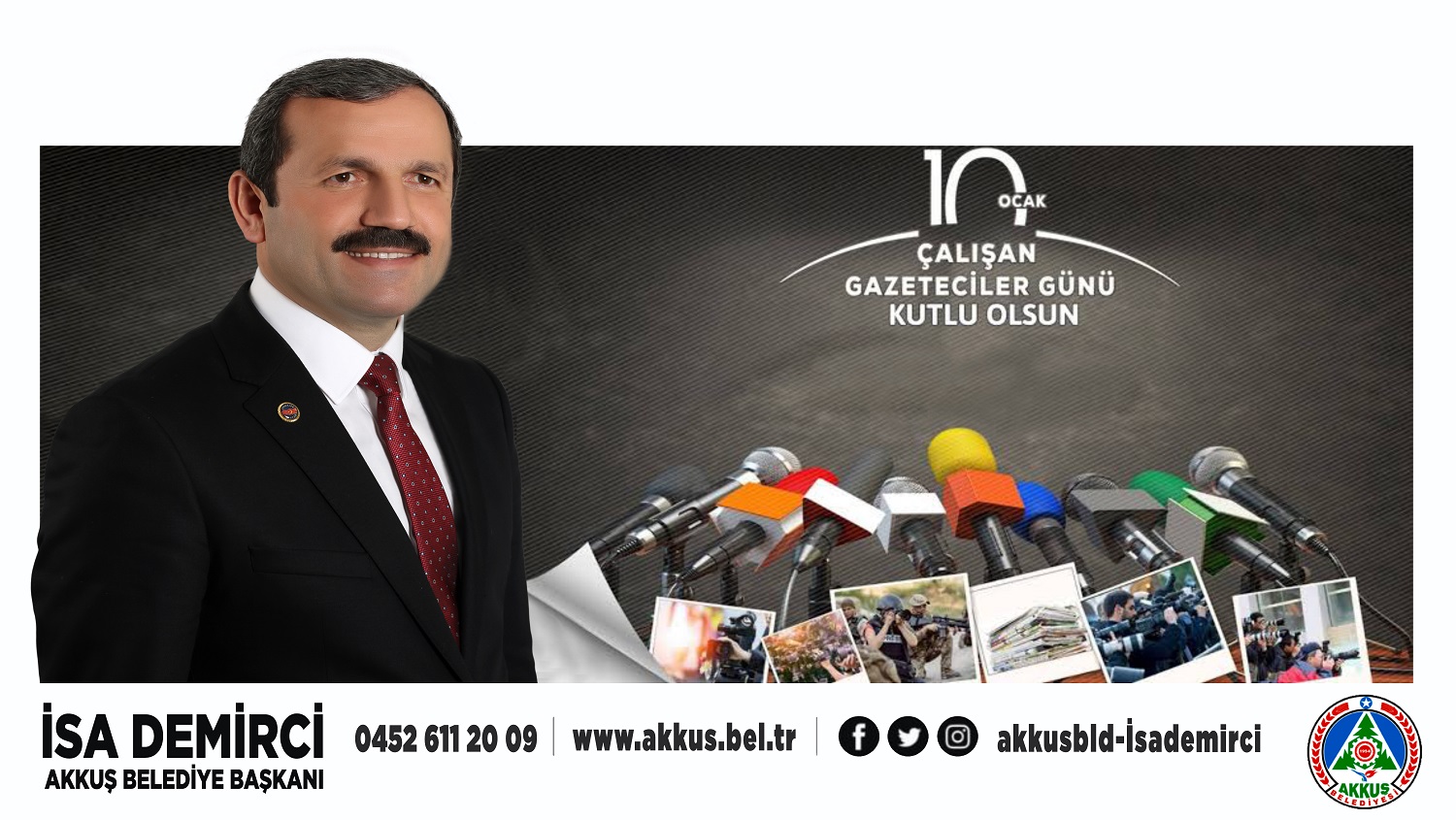 Başkan Demirci’nin 10 Ocak Çalışan Gazeteciler Günü Mesajı