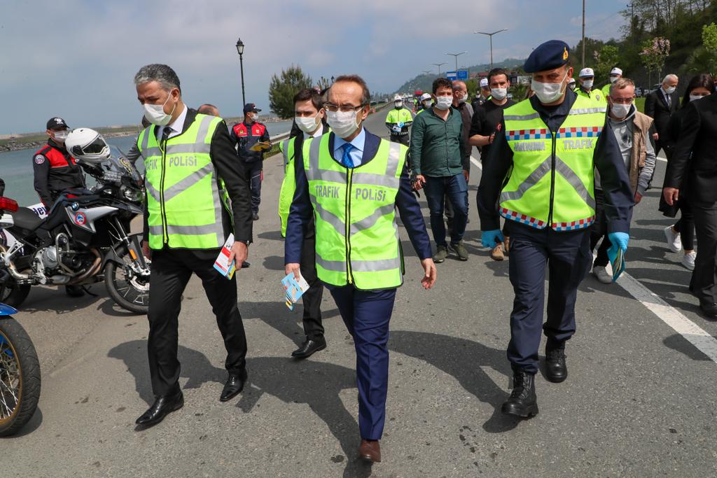 Vali Yavuz, Trafik Haftasında Etkinlik Gerçekleştirdi